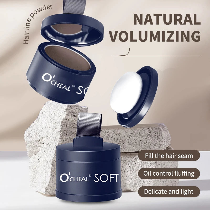 Hair Line Powder Black Root Cover up Natural Instant Waterproof Hairline Shadow Powder Hair Concealer Coverage Styling