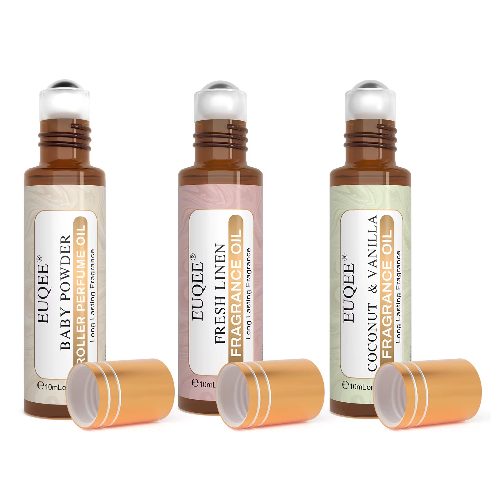 10Ml Women'S Roller Fragrance Oil-Coconut Vanilla Bubble Gum Bright Crystal Bombshell Midnight Rose Angel Aroma Oil