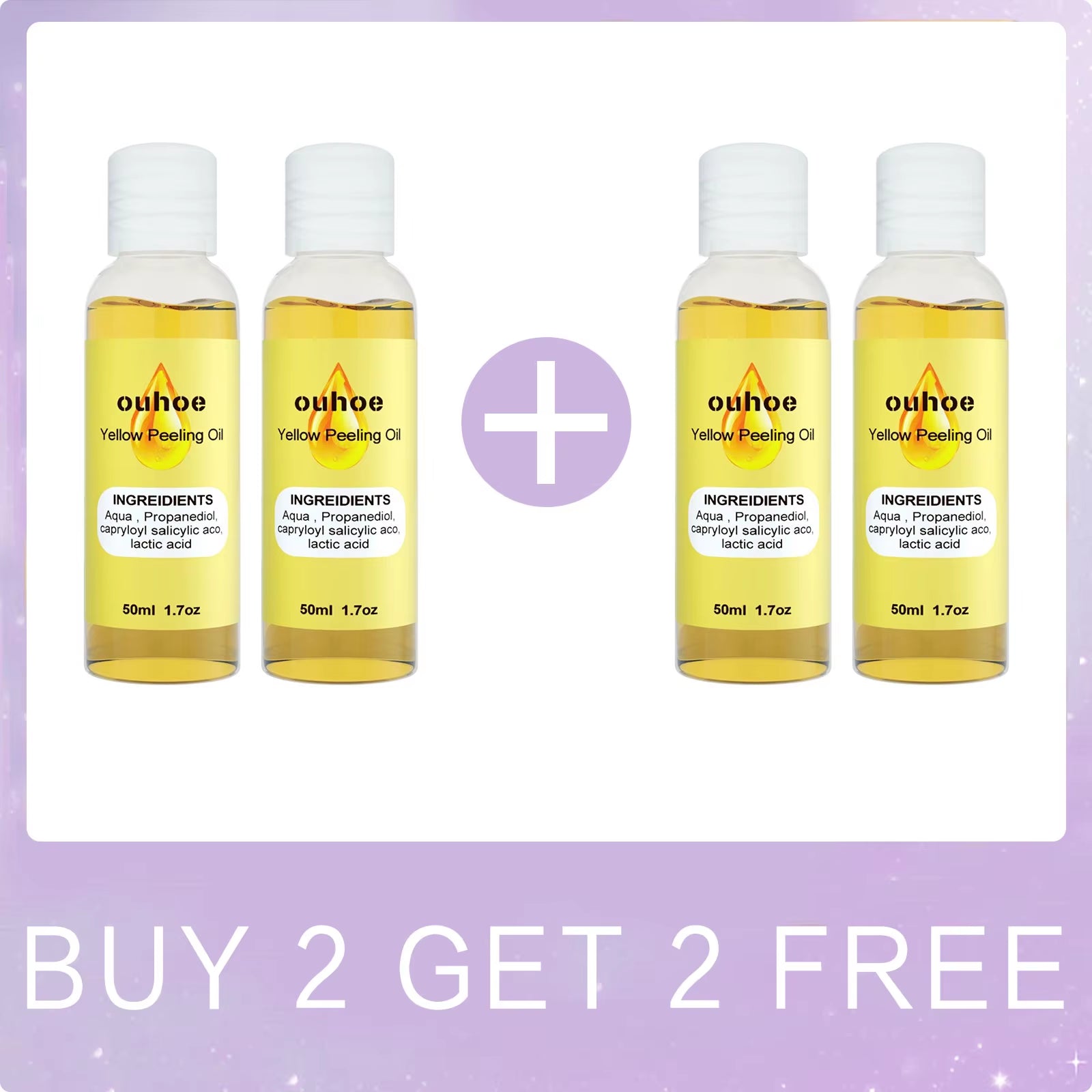 Yellow Peeling Oil — Body Exfoliating Oil for Smoother, Brighter-Looking Skin 50ml | Skin Care Masks & Peels | Dolcie Care
