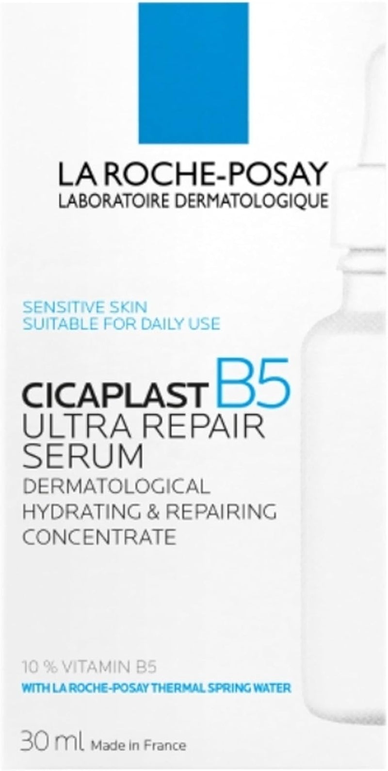 La Roche-Posay Cicaplast B5 Ultra Repair Serum 30Ml, Suits Dry Sensitive Skin, Dermatological, Hydrating, Fragrance Free