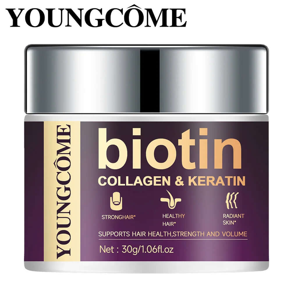 YOUNGCOME Biotin Moisturizing Hair Mask — With Collagen & Natural Keratin 30g — biotin hair mask with collagen & keratin for deep nourishment, damage repair & anti-frizz | Conditioners | Beauty & Health,Hair Care & Styling,Shampoo & Conditioner & Hair Car