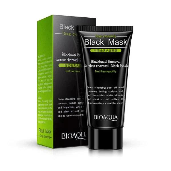Bamboo Charcoal Blackhead Remover Peel-Off Mask – Deep Cleansing Face Mask